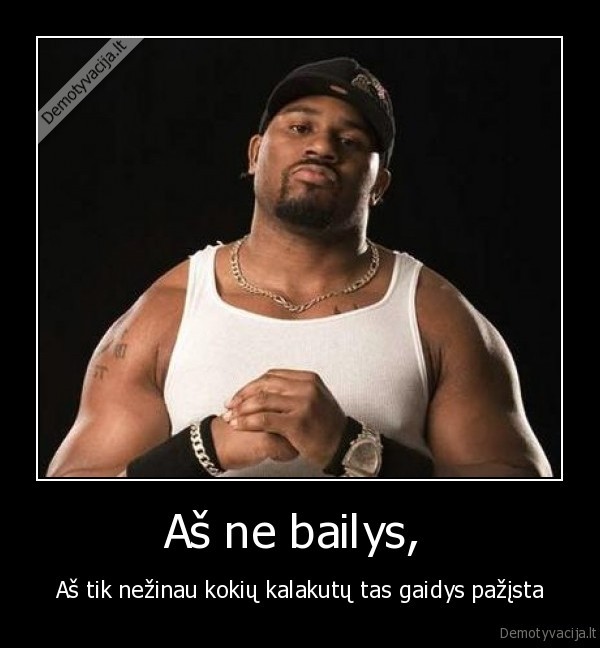 Aš ne bailys, 