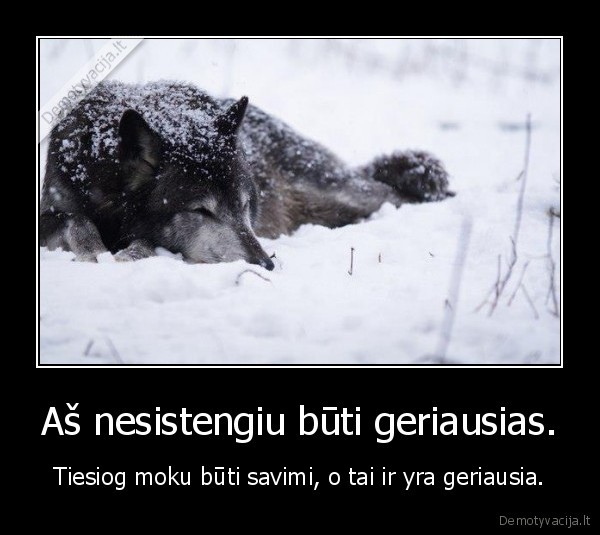 Aš nesistengiu būti geriausias.