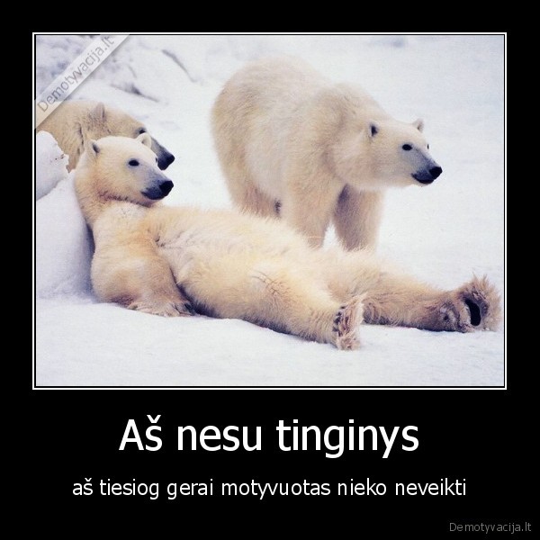 Aš nesu tinginys