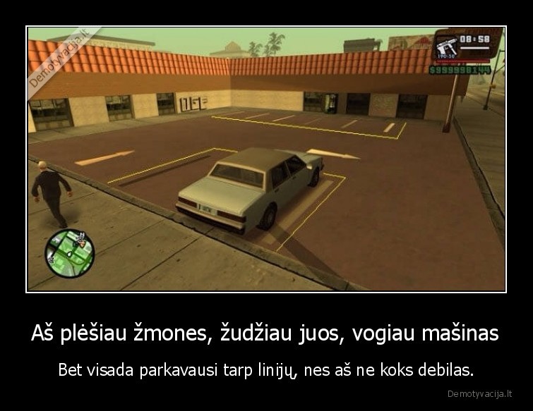 gta, san, andreas,parkavimas