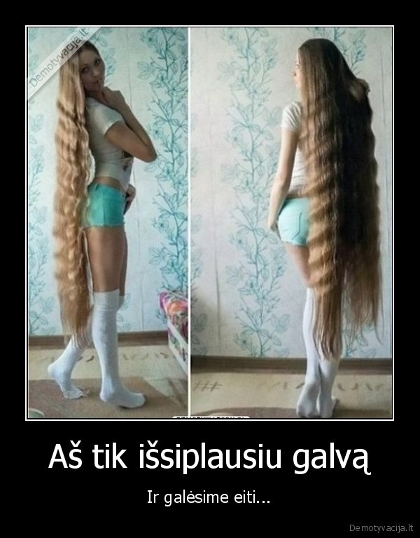 ilgi, plaukai,mergina