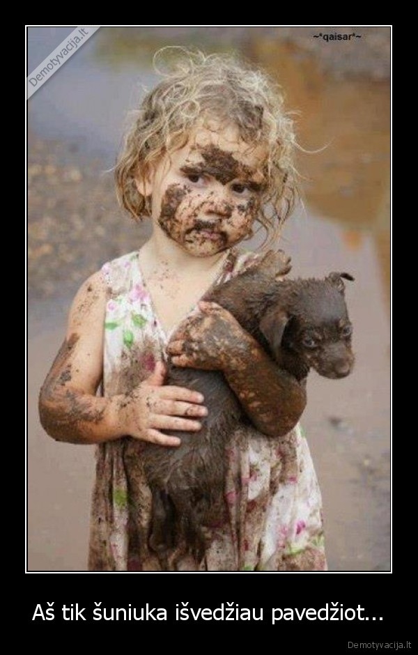 Aš tik šuniuka išvedžiau pavedžiot...