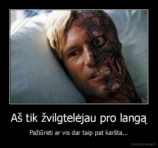 nudege, veida,kaitra,karstis