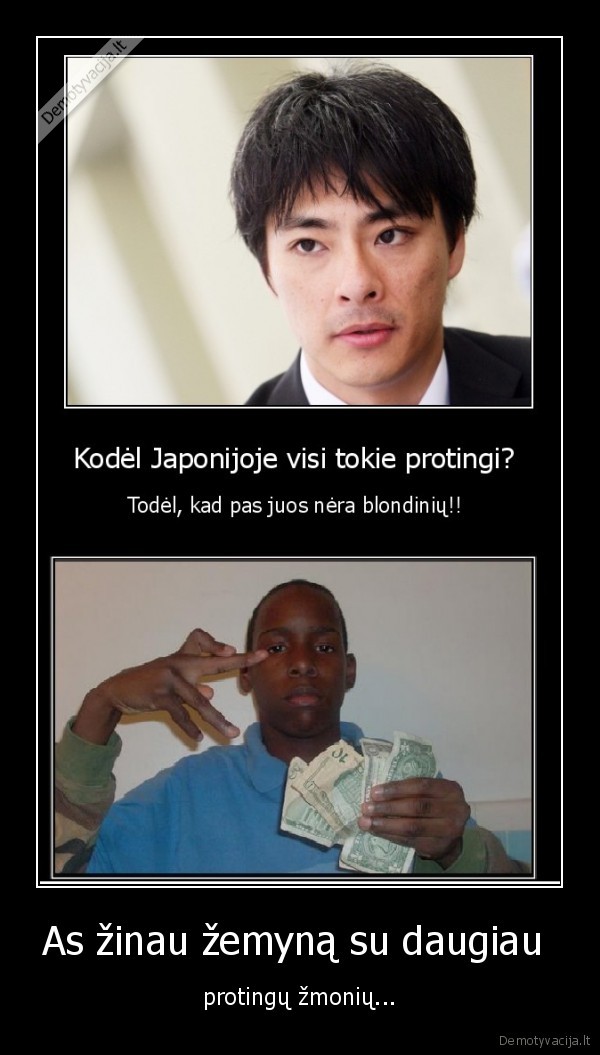 blondines,juodas,protingas