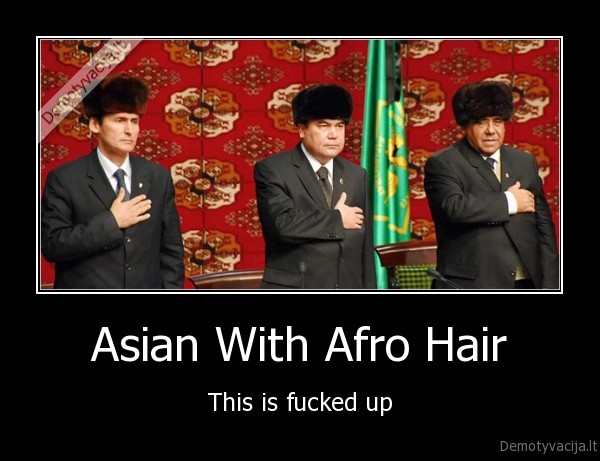 Asian With Afro Hair