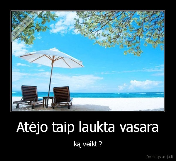 Atėjo taip laukta vasara