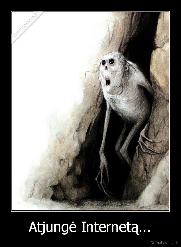 atjunge, interneta
