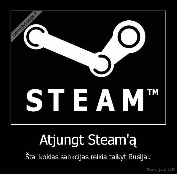 rusija,sankcijos,steam,zaidimai