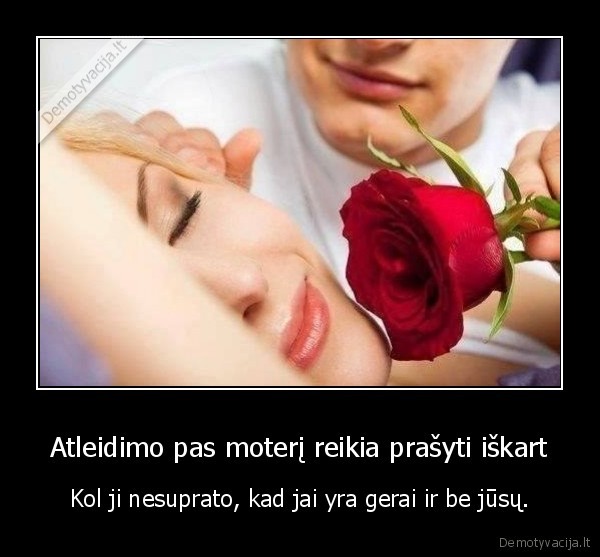 atleidimas,atsiprasymas,moteris