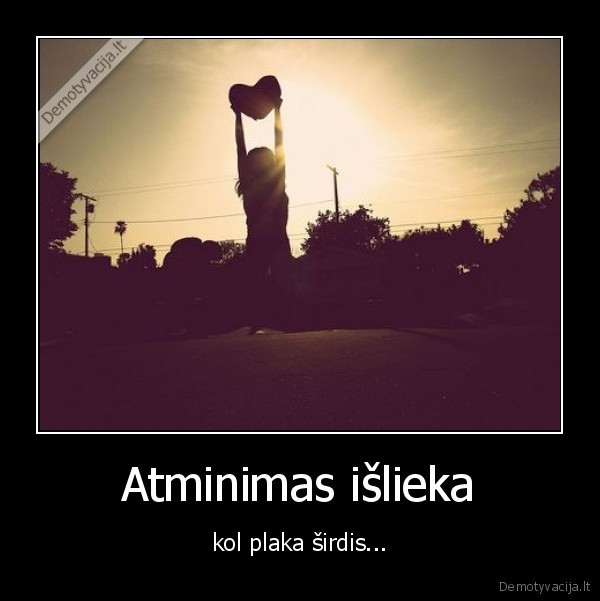 atminimas,sirdis