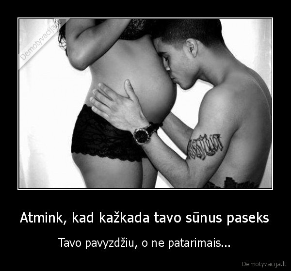 geras, pavyzdys,sunus