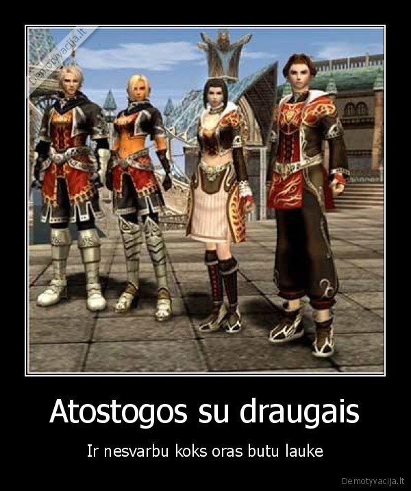 Atostogos su draugais