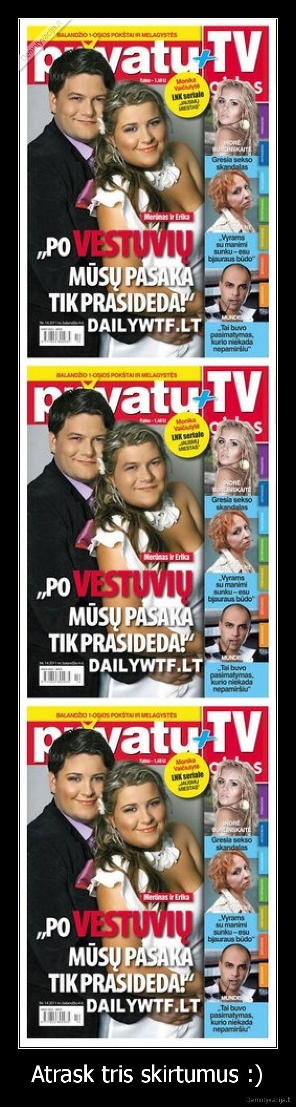 Atrask tris skirtumus :)