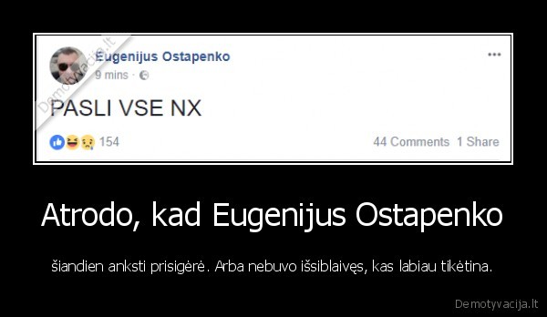 ostapenko,eugenijus,alkoholis,girtumas