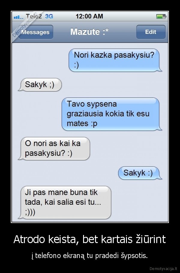 meile,sypsena,sms,laimingi