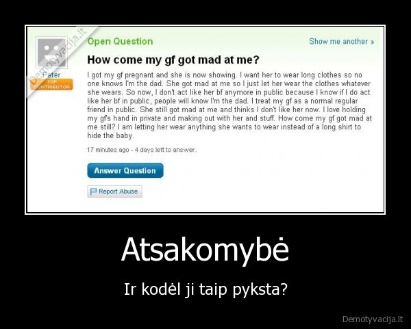 vaikai,atsakomybe,nescia,pyksta