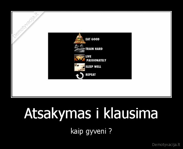 Atsakymas i klausima