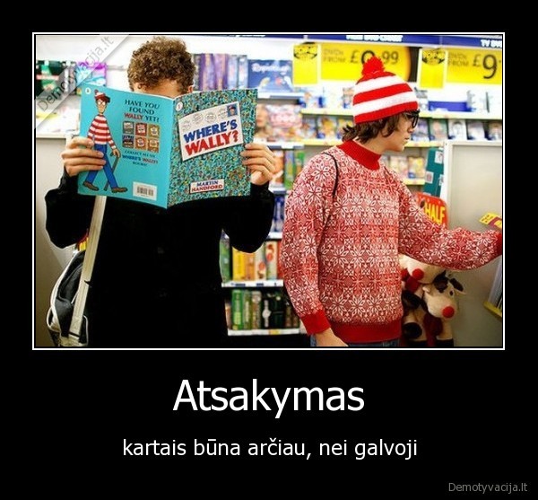 atsakymas,wally