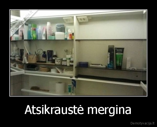 Atsikraustė mergina