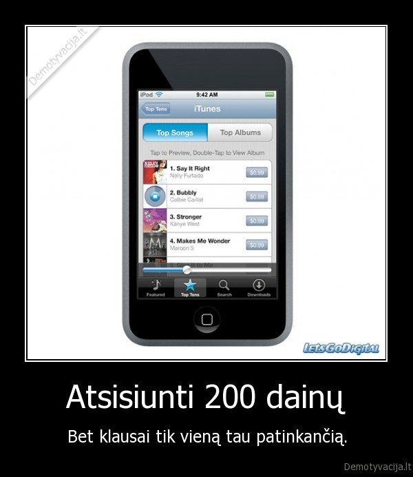 Atsisiunti 200 dainų