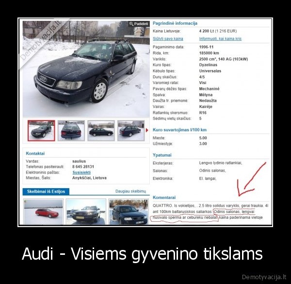 Audi - Visiems gyvenino tikslams 