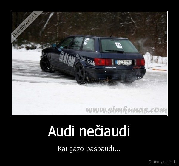 Audi nečiaudi