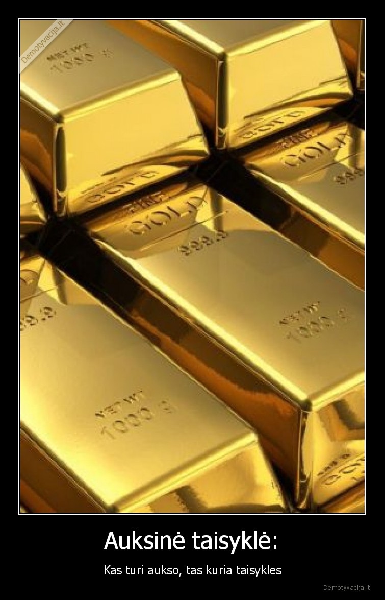 Auksinė taisyklė: