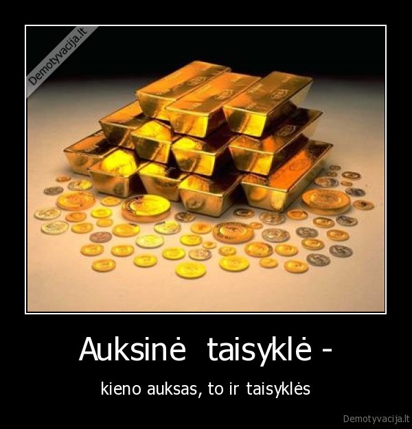 Auksinė  taisyklė -