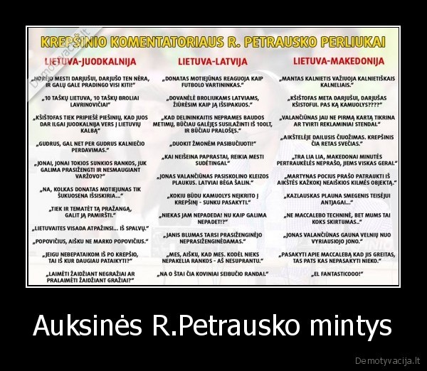 krepsinis,komentatoriu, perliukai,robertas, petrauskas