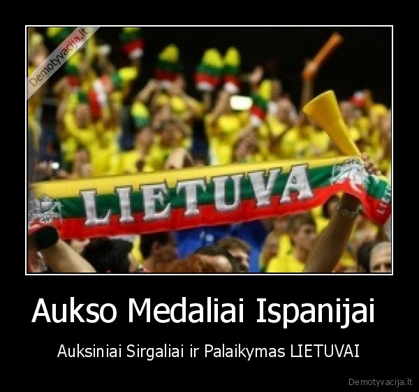 Aukso Medaliai Ispanijai 