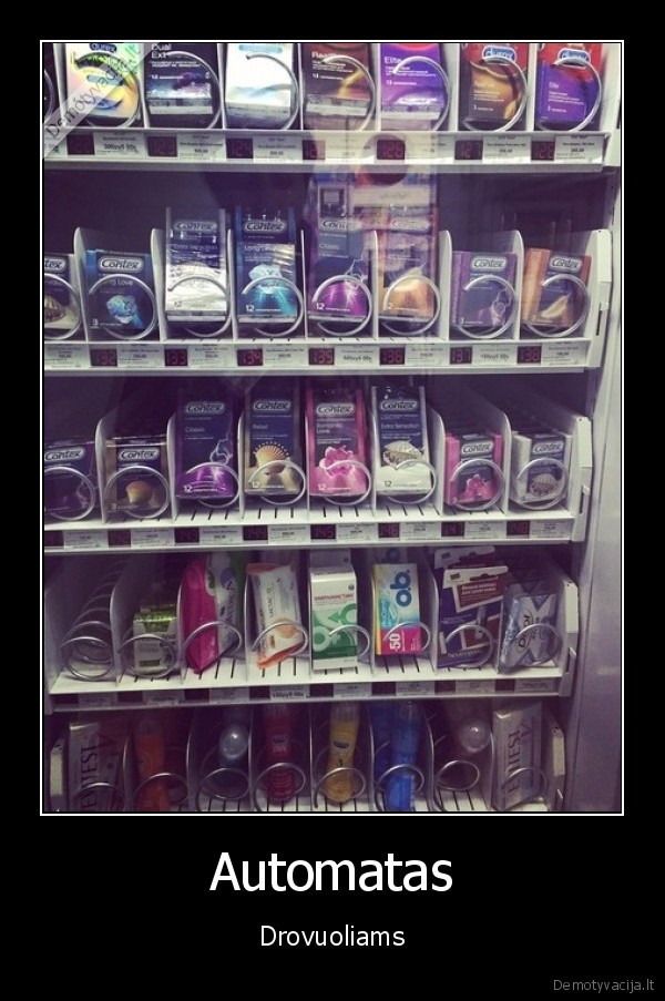 prezervatyvai,tamponai