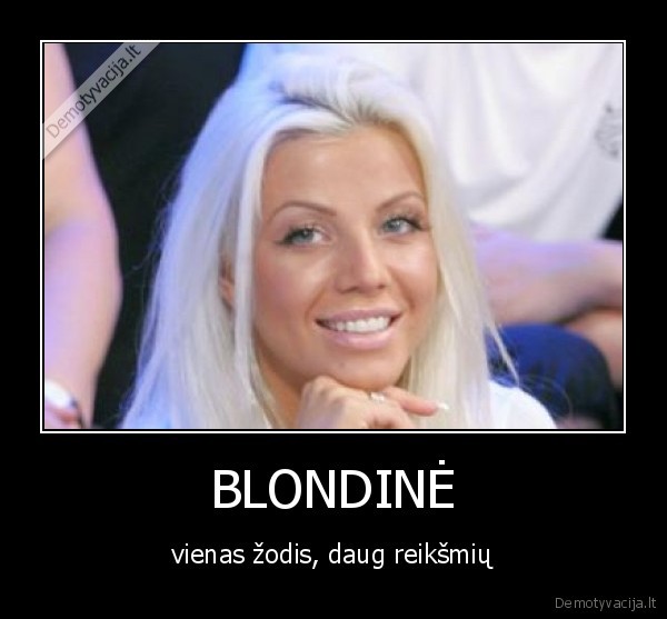 BLONDINĖ