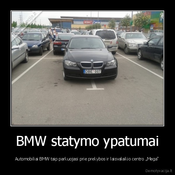 BMW statymo ypatumai