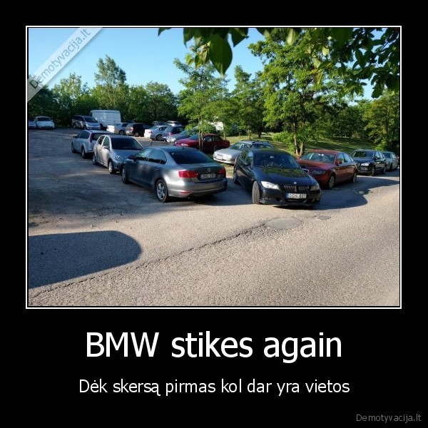 BMW stikes again