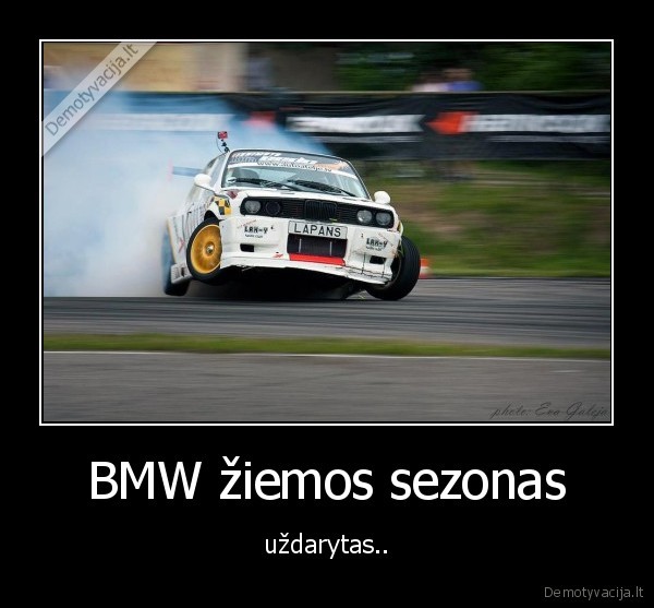 BMW žiemos sezonas