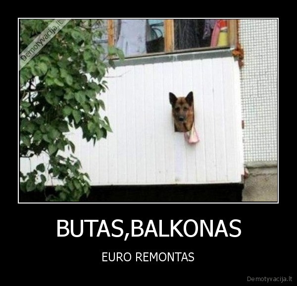 BUTAS,BALKONAS