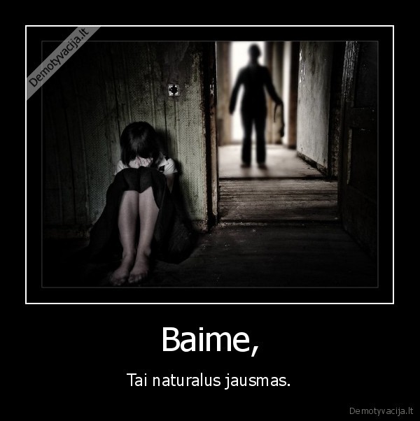 zmogus,baime,slepiasi