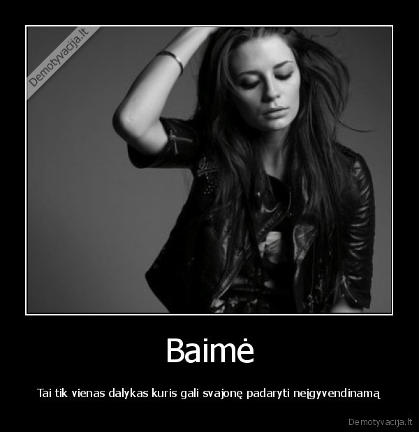 baime, kad, nepasiseks