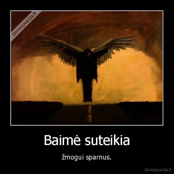 baime,zmogus,sparnai