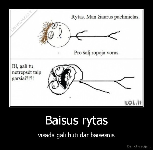 Baisus rytas