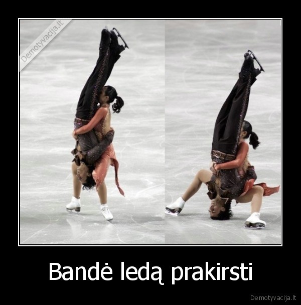 Bandė ledą prakirsti