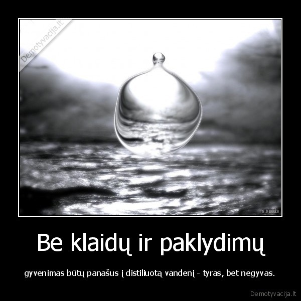 Be klaidų ir paklydimų