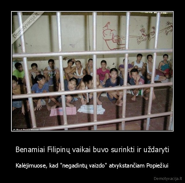 popieziaus, vizitas,benamiai, filipinieciai