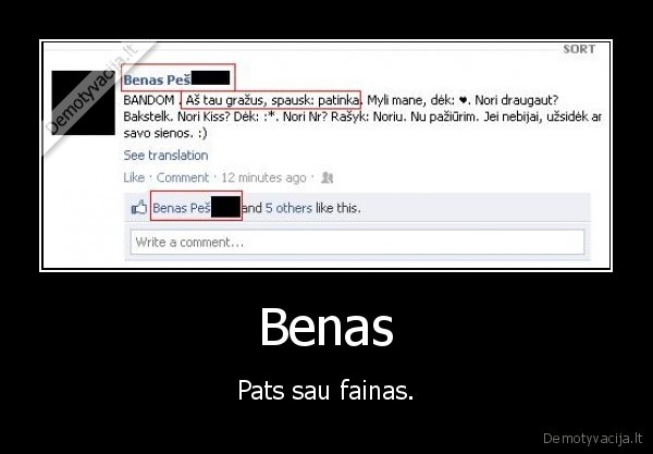 fainas,pats,sau
