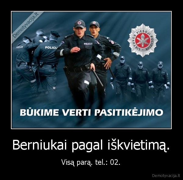 Berniukai pagal iškvietimą.