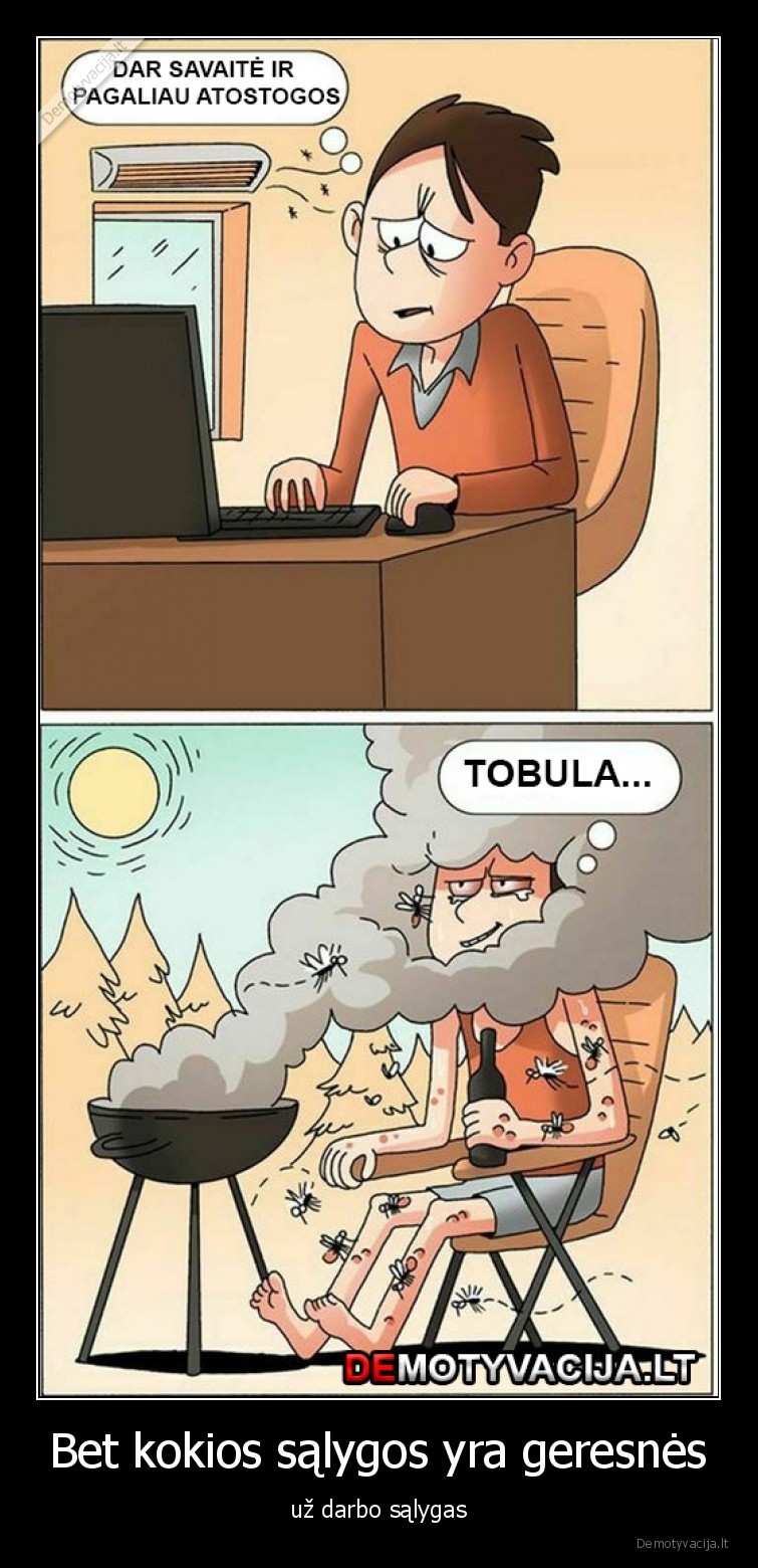 darbas,salygos,atostogos,vasara