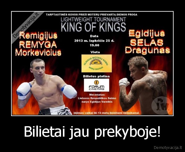 Bilietai jau prekyboje!