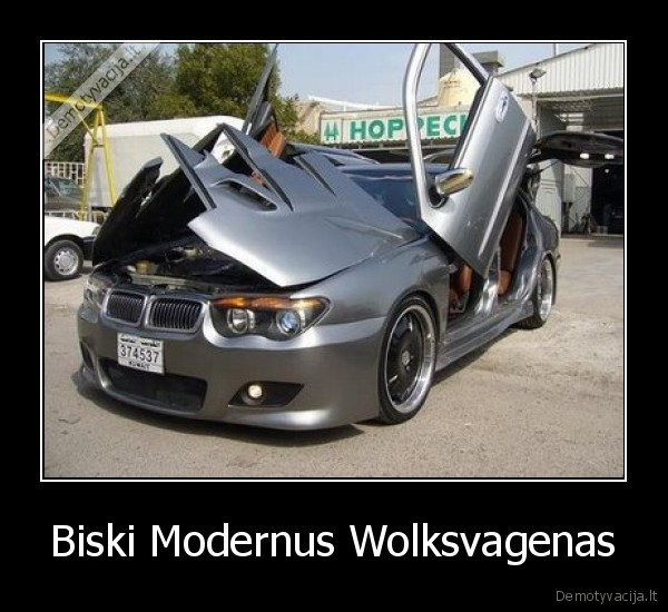 Biski Modernus Wolksvagenas