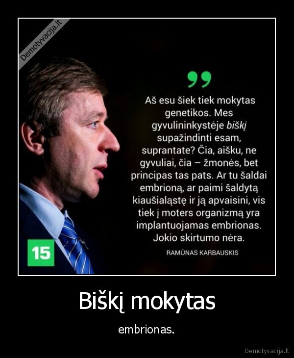 karbauskis,embrionas