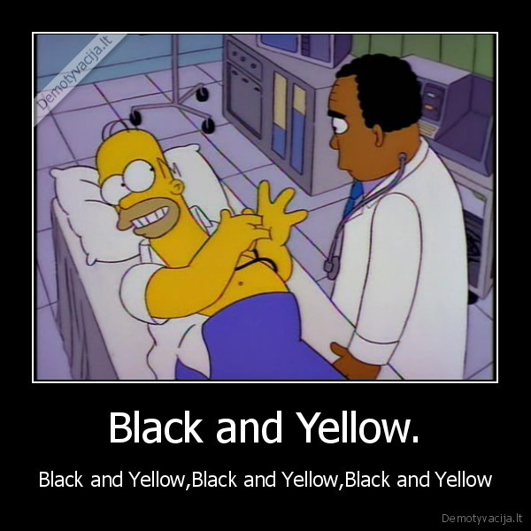 Black and Yellow.